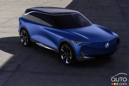 Acura Precision EV Concept, from above